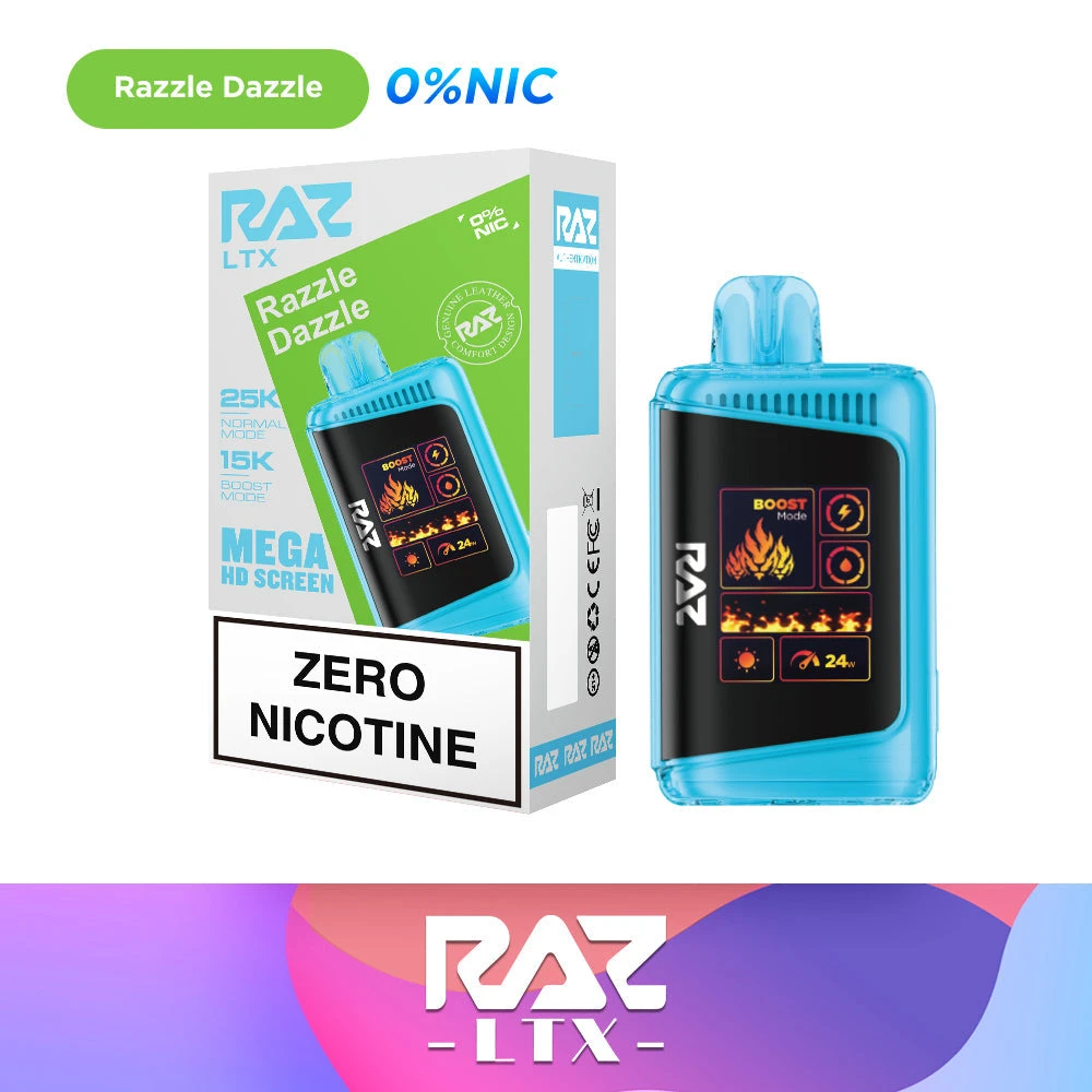 Razzle Dazzle - RAZ LTX 25000 Zero Nicotine 1 Razzle Dazzle - RAZ LTX 25000 Zero Nicotine