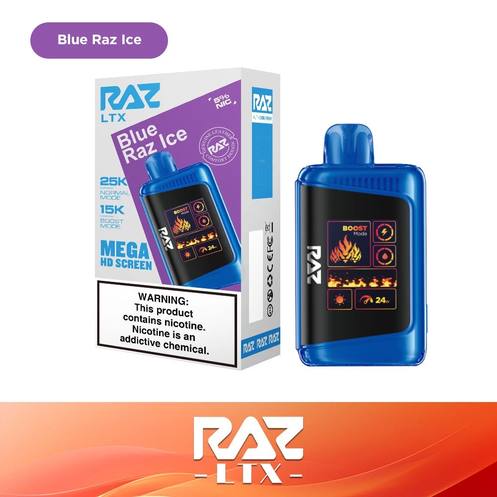 Blue Raz Ice - RAZ LTX 25K 1 Blue Raz Ice - RAZ LTX 25K