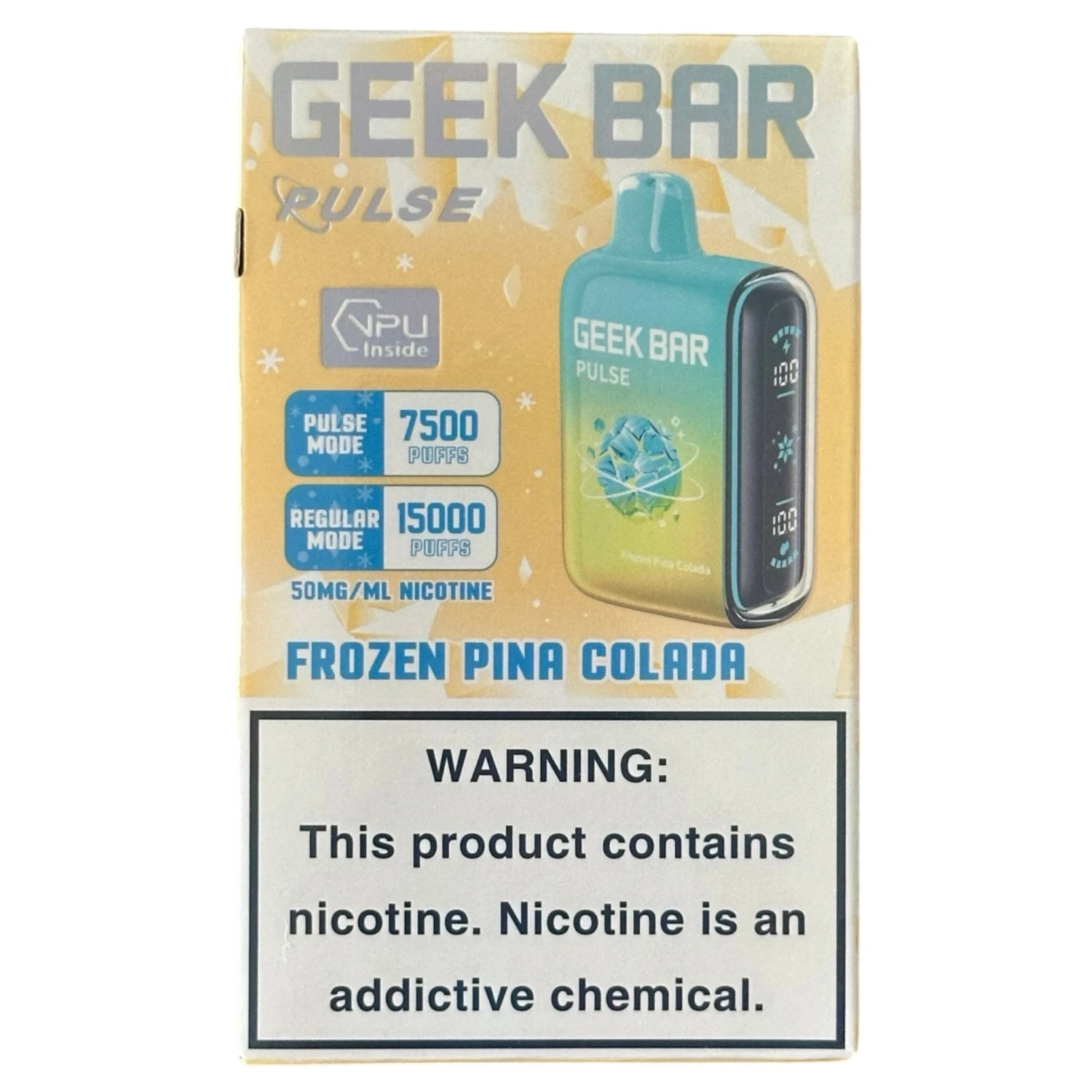 Frozen Pina Colada - Geek Bar Pulse 15000 1 Frozen Pina Colada - Geek Bar Pulse 15000
