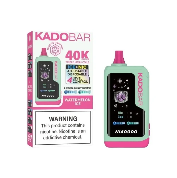 Watermelon Ice - Kado Bar NI40K - Ice + Nic Control 1 Watermelon Ice - Kado Bar NI40K - Ice + Nic Control