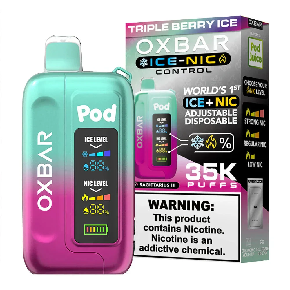 Triple Berry Ice - Pod Juice X Oxbar Ice-Nic 35K 1 Triple Berry Ice - Pod Juice X Oxbar Ice-Nic 35K