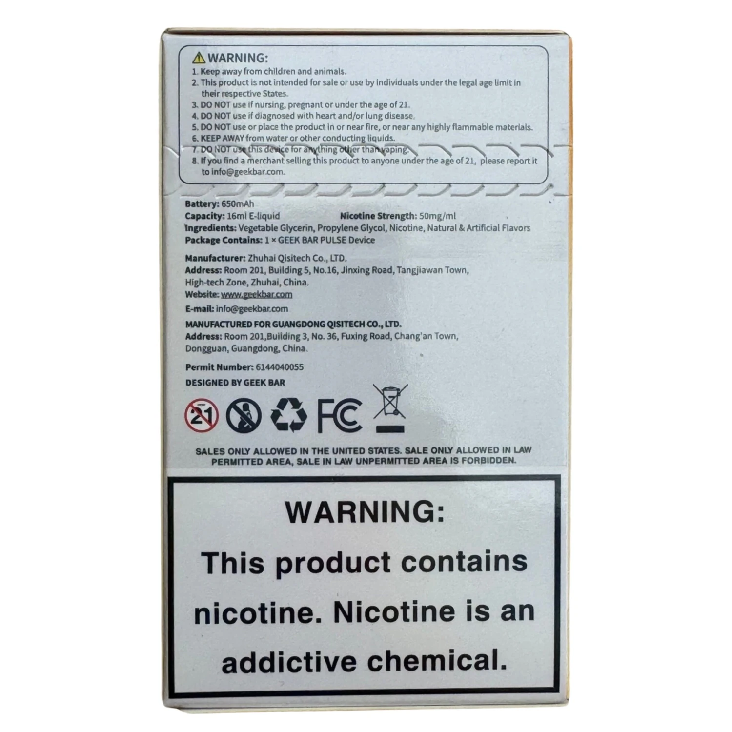 Grape Lemon - Geek Bar Pulse 15000 3 Grape Lemon - Geek Bar Pulse 15000 - Image 3