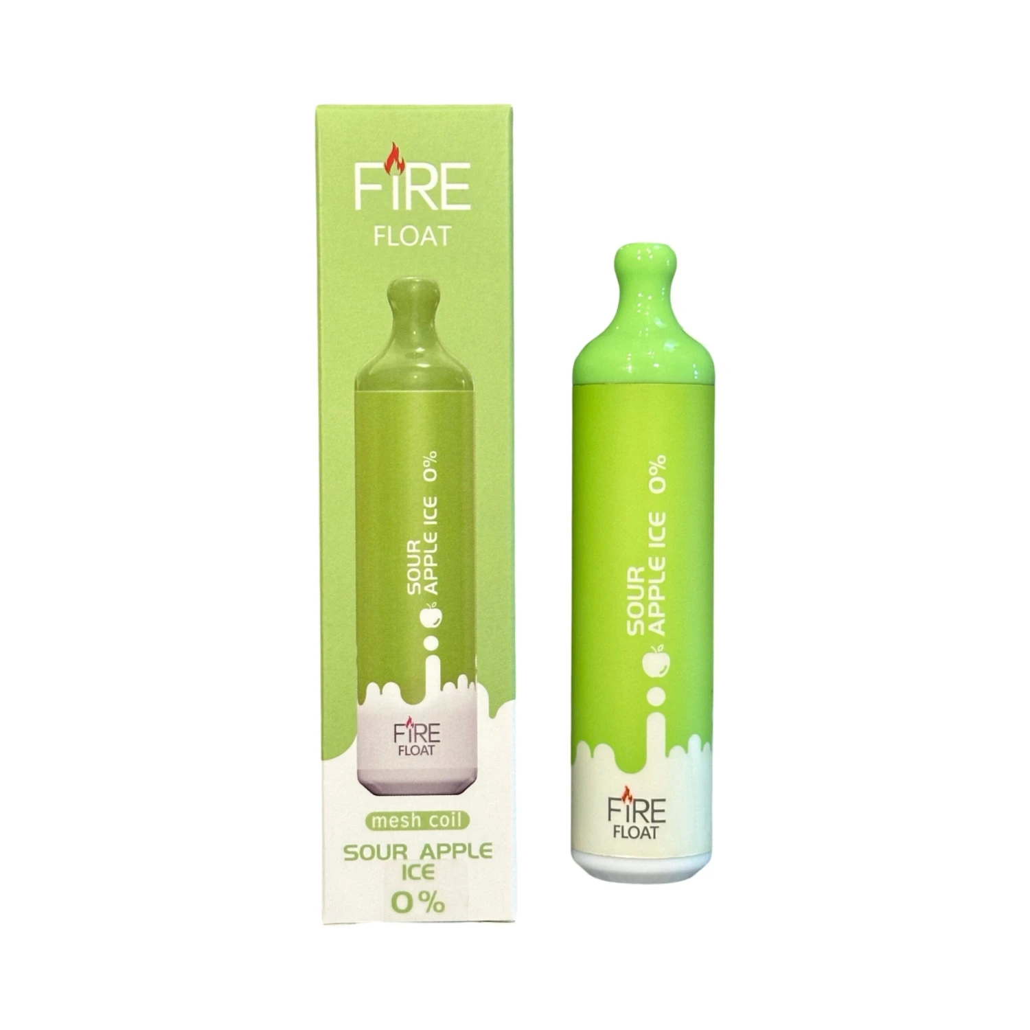 Sour Apple Ice - Fire Float 3000 - Zero Nicotine 2 Sour Apple Ice - Fire Float 3000 - Zero Nicotine - Image 2