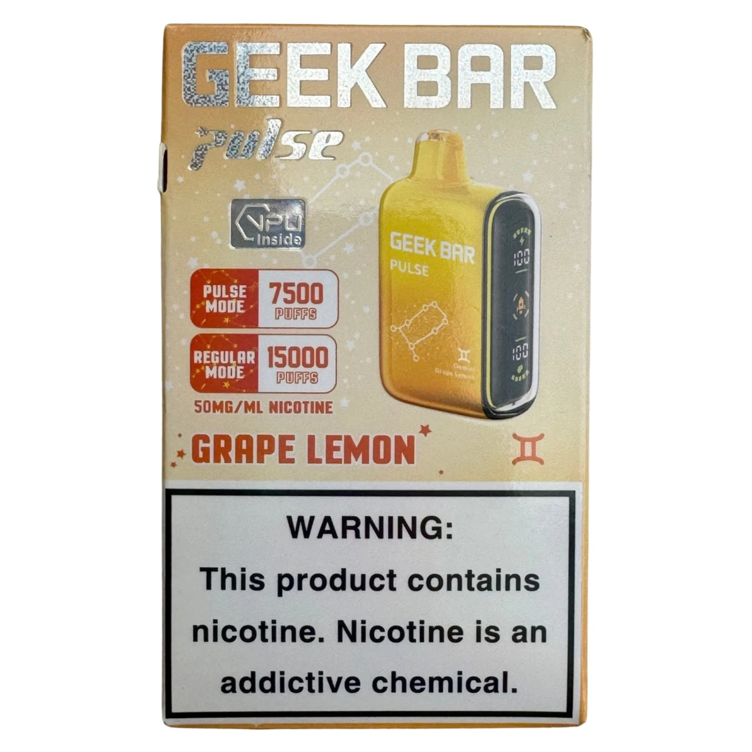 Grape Lemon - Geek Bar Pulse 15000 1 Grape Lemon - Geek Bar Pulse 15000