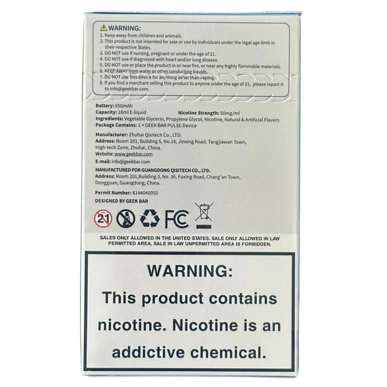 Frozen White Grape - Geek Bar Pulse 15000 3 Frozen White Grape - Geek Bar Pulse 15000 - Image 3