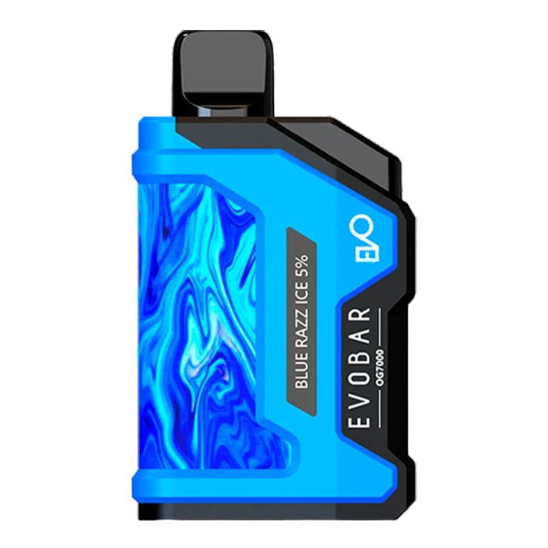 Blue Razz Ice - EVO Bar OG7000 1 Blue Razz Ice - EVO Bar OG7000