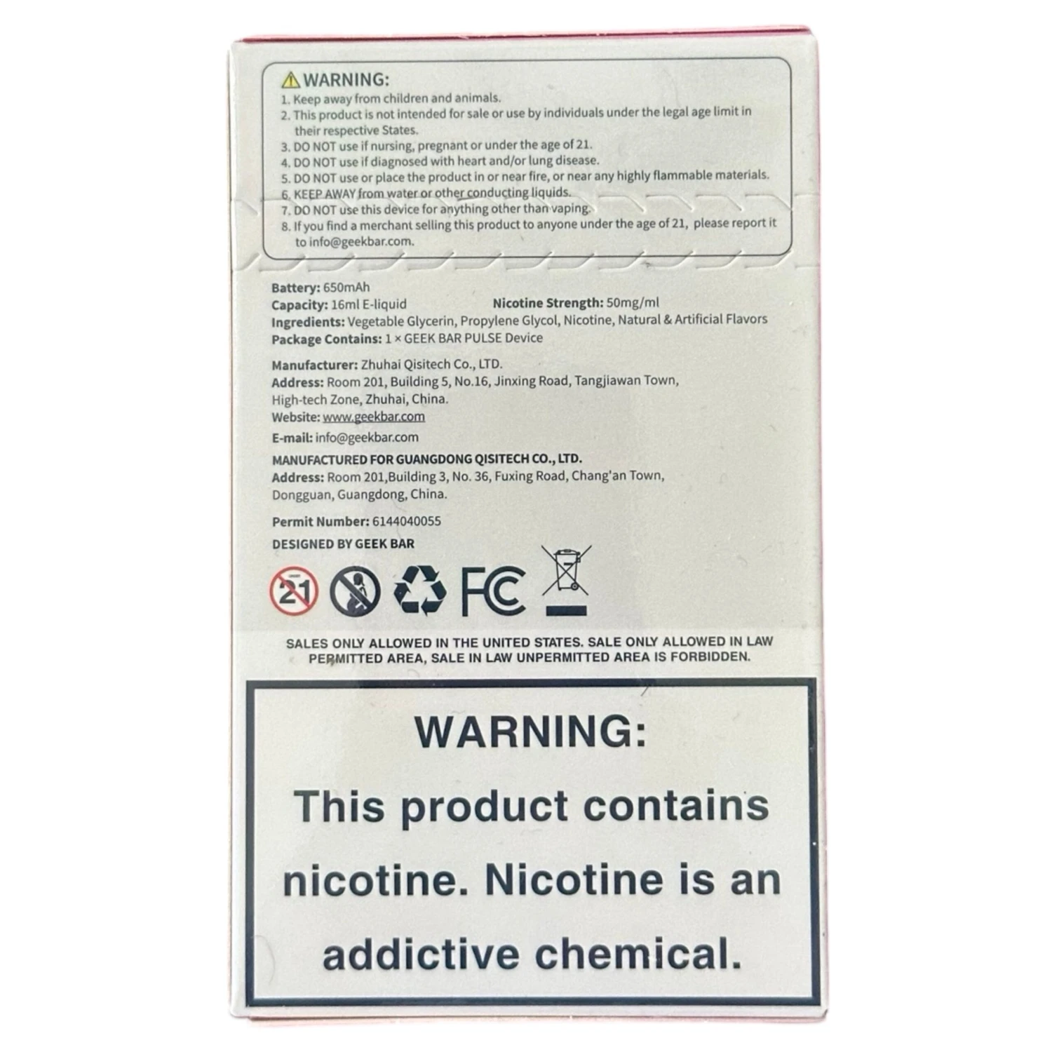 Frozen Strawberry - Geek Bar Pulse 15000 3 Frozen Strawberry - Geek Bar Pulse 15000 - Image 3