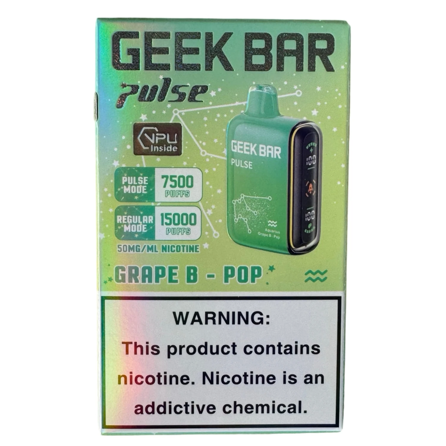 Grape B. Pop - Geek Bar Pulse 15000 1 Grape B. Pop - Geek Bar Pulse 15000