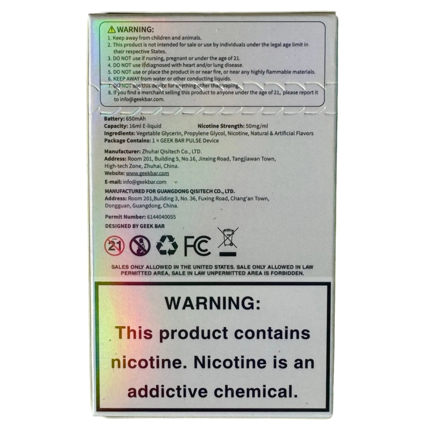 Grape B. Pop - Geek Bar Pulse 15000 2 Grape B. Pop - Geek Bar Pulse 15000 - Image 2