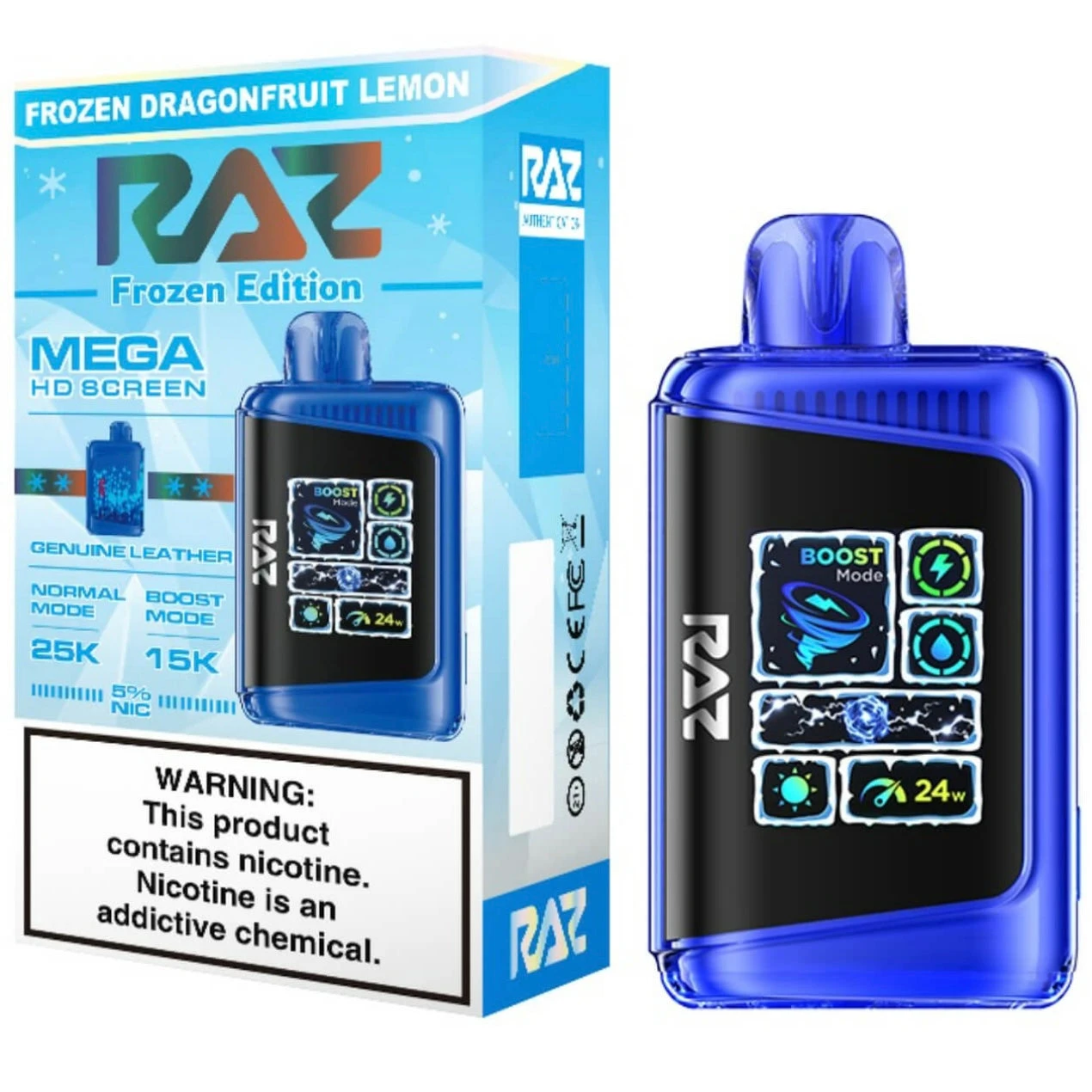 Frozen Dragonfruit Lemon - RAZ DC25000 2 Frozen Dragonfruit Lemon - RAZ DC25000 - Image 2