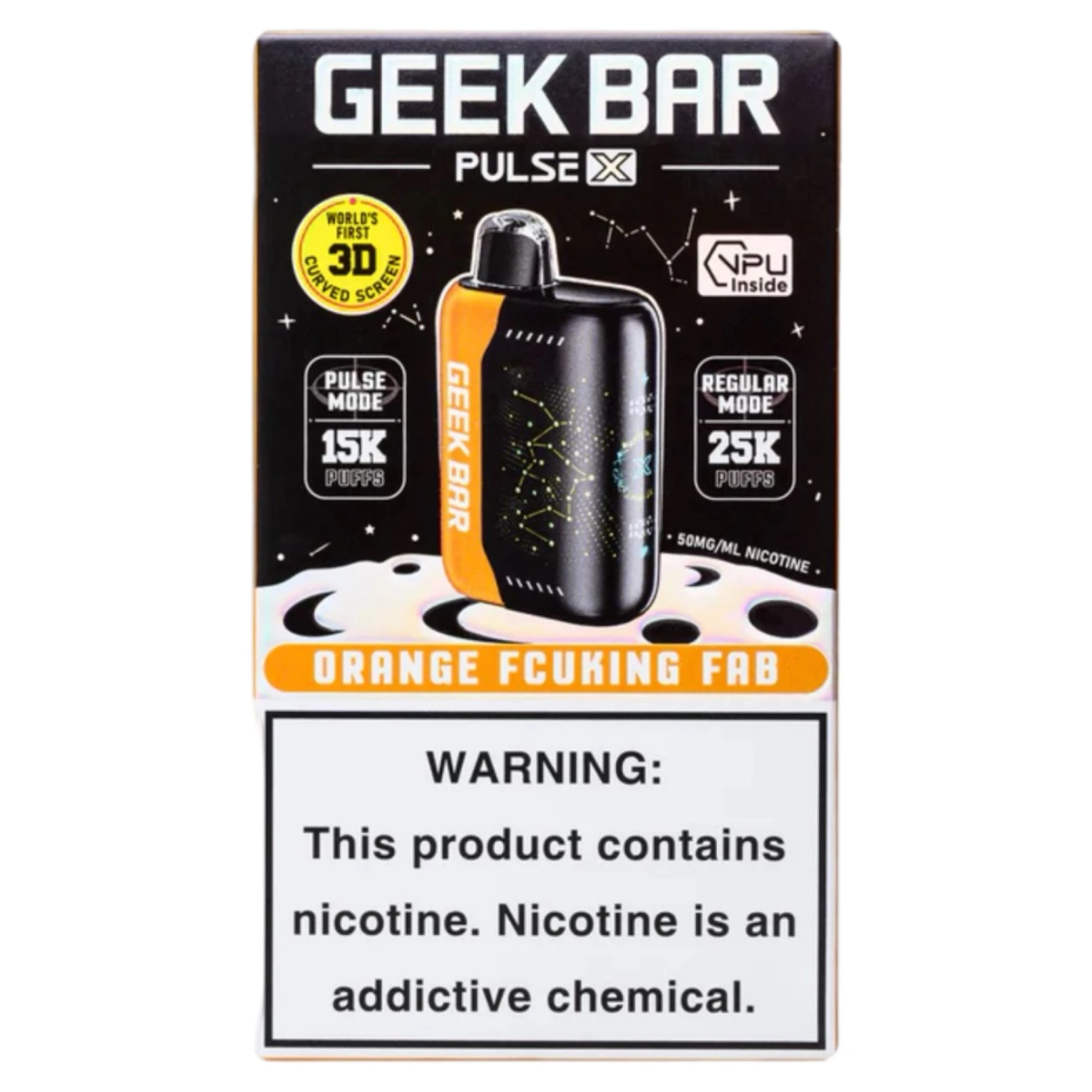 Orange Fcuking Fab - Geek Bar Pulse X 25000 3 Orange Fcuking Fab - Geek Bar Pulse X 25000 - Image 3