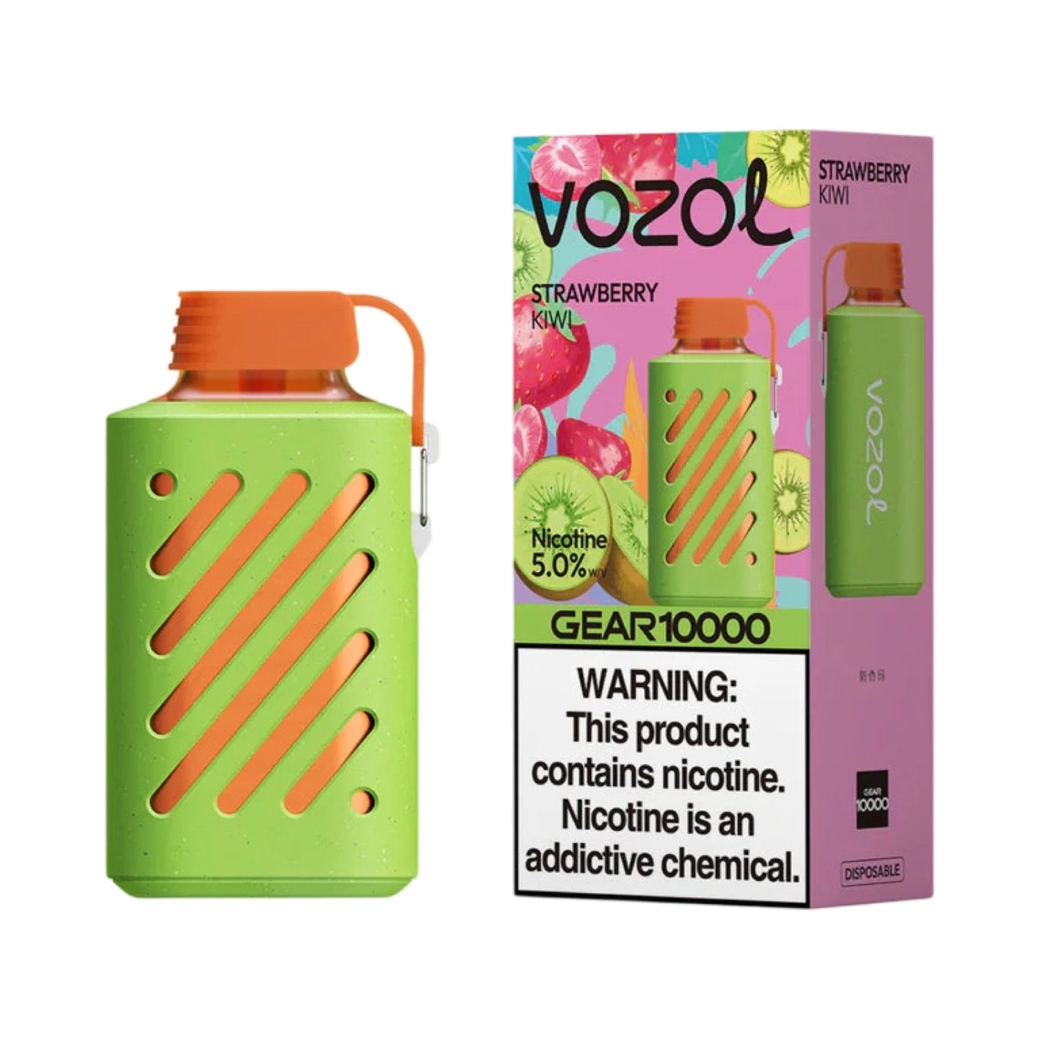 Strawberry Kiwi - Vozol Gear 10000 1 Strawberry Kiwi - Vozol Gear 10000