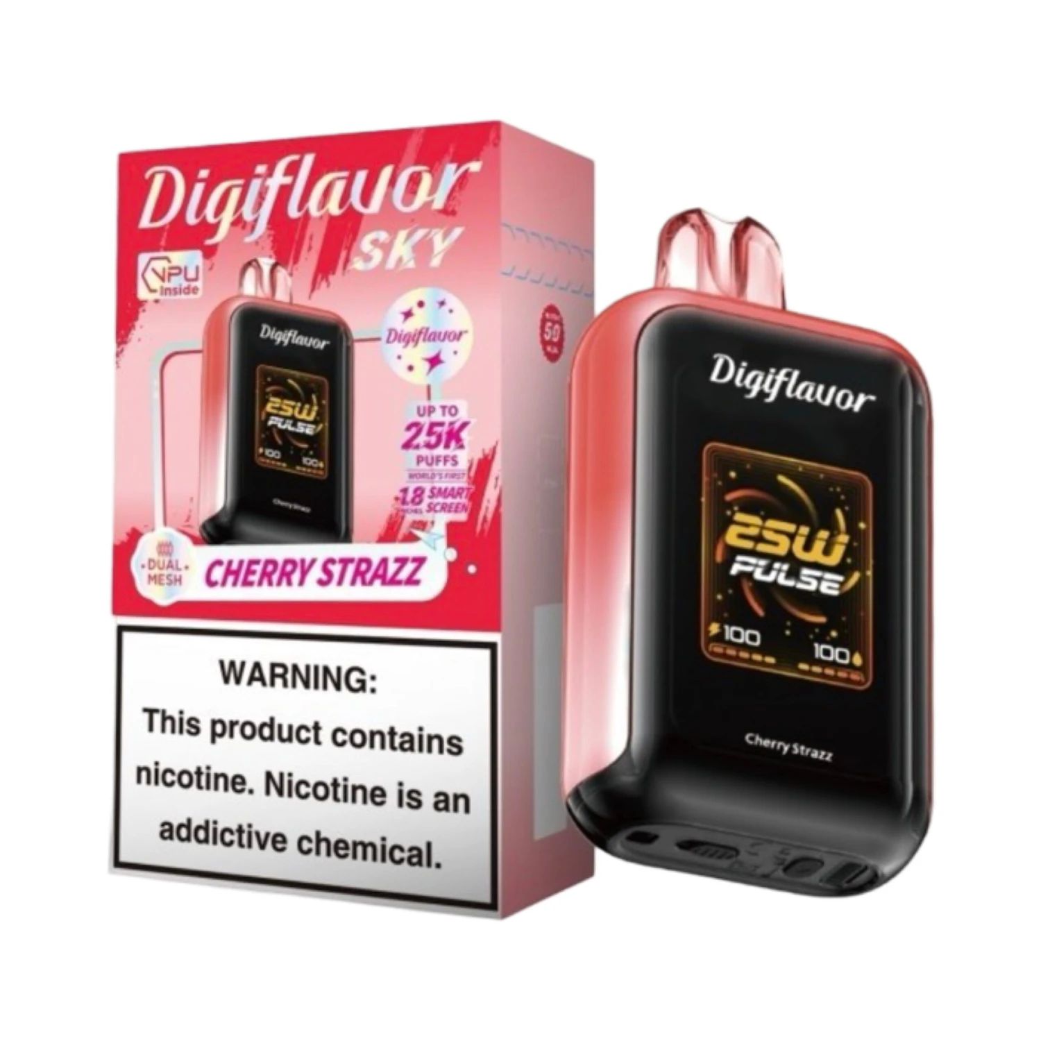 Cherry Strazz - Geek Bar Digiflavor Sky 25000 1 Cherry Strazz - Geek Bar Digiflavor Sky 25000