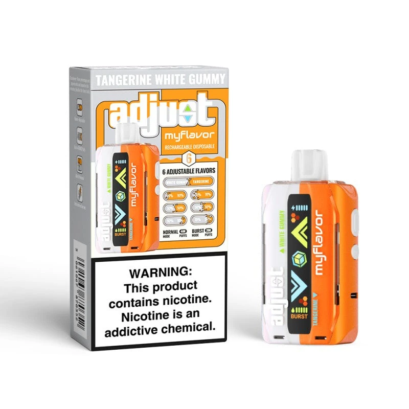 Tangerine White Gummy - Adjust MyFlavor 40K 1 Tangerine White Gummy - Adjust MyFlavor 40K