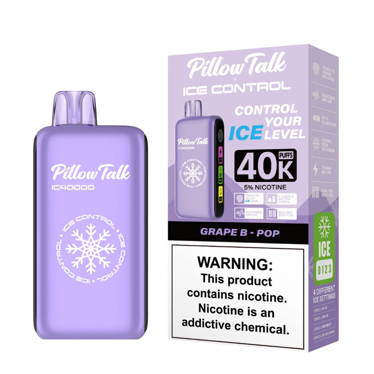 Grape B-Pop - Pillow Talk Ice Control IC40000 1 Grape B-Pop - Pillow Talk Ice Control IC40000