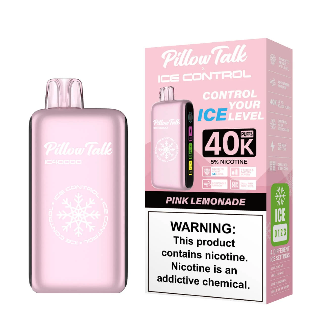 Pink Lemonade - Pillow Talk Ice Control IC40000 1 Pink Lemonade - Pillow Talk Ice Control IC40000