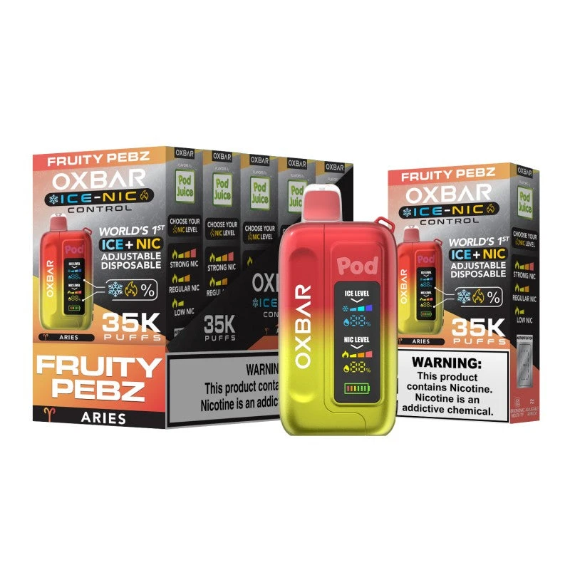 Fruity Pebz - Pod Juice X Oxbar Ice-Nic 35K 1 Fruity Pebz - Pod Juice X Oxbar Ice-Nic 35K