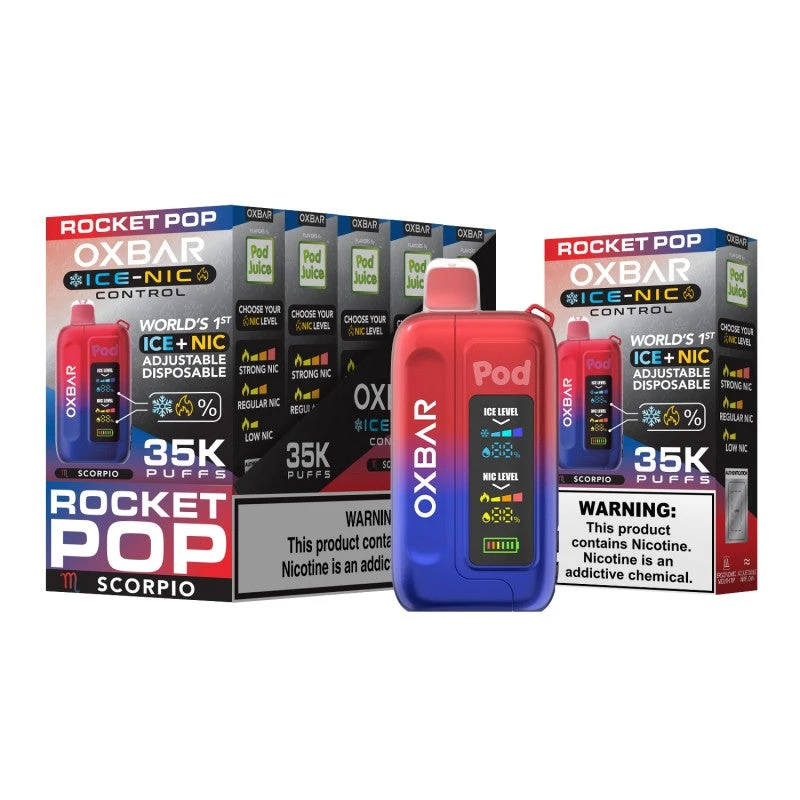 Rocket Pop - Pod Juice X Oxbar Ice-Nic 35K 1 Rocket Pop - Pod Juice X Oxbar Ice-Nic 35K
