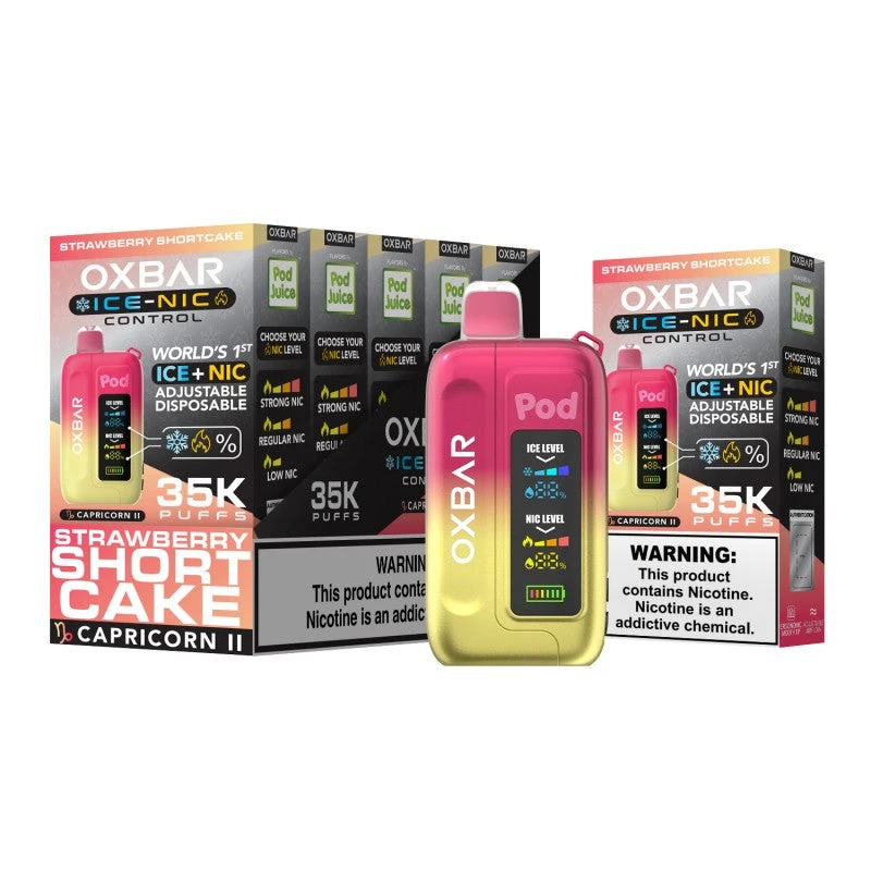 Strawberry Shortcake - Pod Juice X Oxbar Ice-Nic 35K 1 Strawberry Shortcake - Pod Juice X Oxbar Ice-Nic 35K