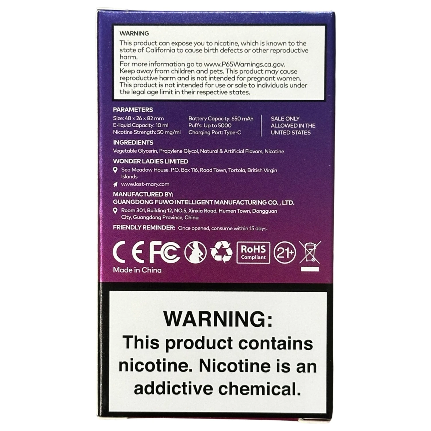 Strawberry Apple Blackcurrant - Lost Mary OS5000 - Luster Edition 4 Strawberry Apple Blackcurrant - Lost Mary OS5000 - Luster Edition - Image 4