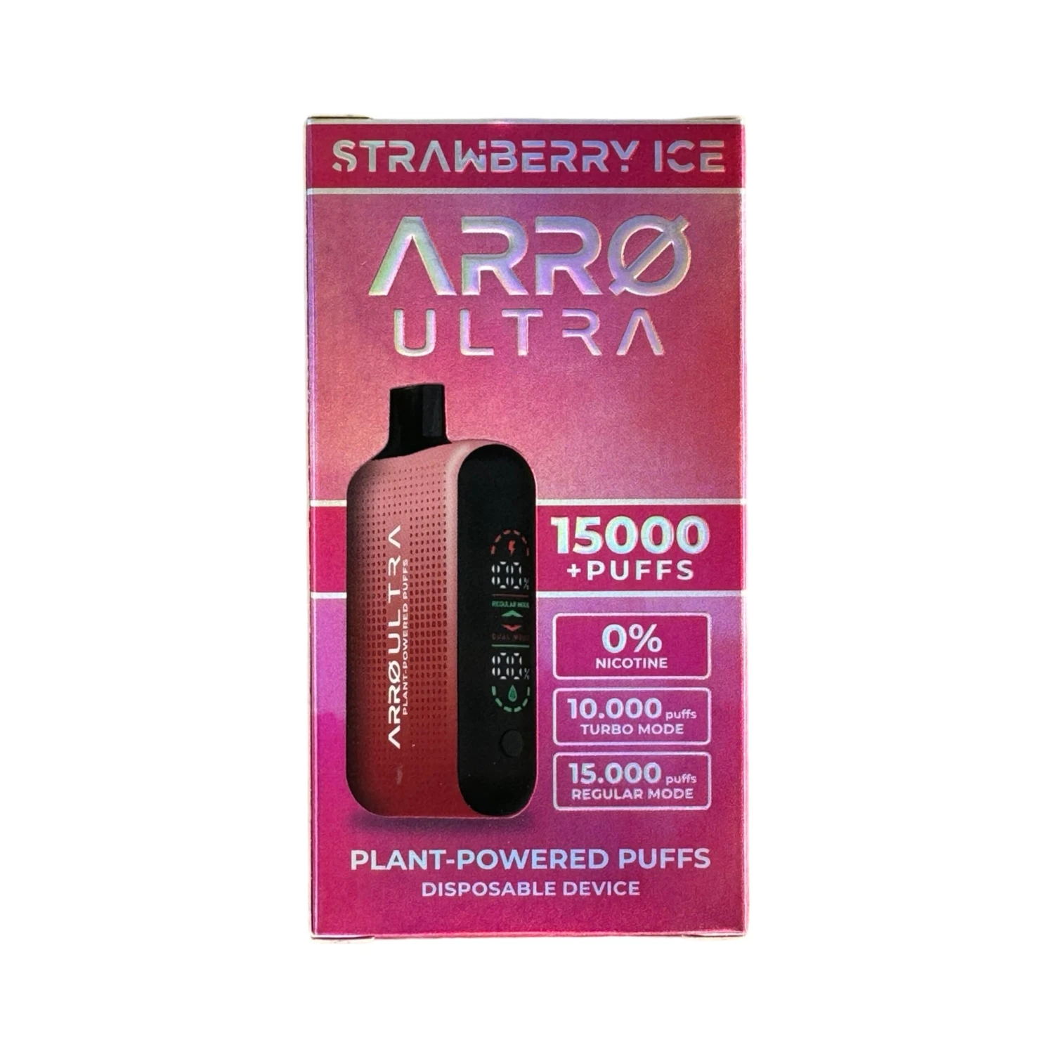 Strawberry Ice - Arro Ultra 15000 - Zero Nicotine 2 Strawberry Ice - Arro Ultra 15000 - Zero Nicotine - Image 2