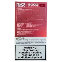Ruby (Strawberry Raspberry Cherry) - RAZ TN9000 8 Ruby (Strawberry Raspberry Cherry) - RAZ TN9000 -E-Cigarette Shop IMG 3519