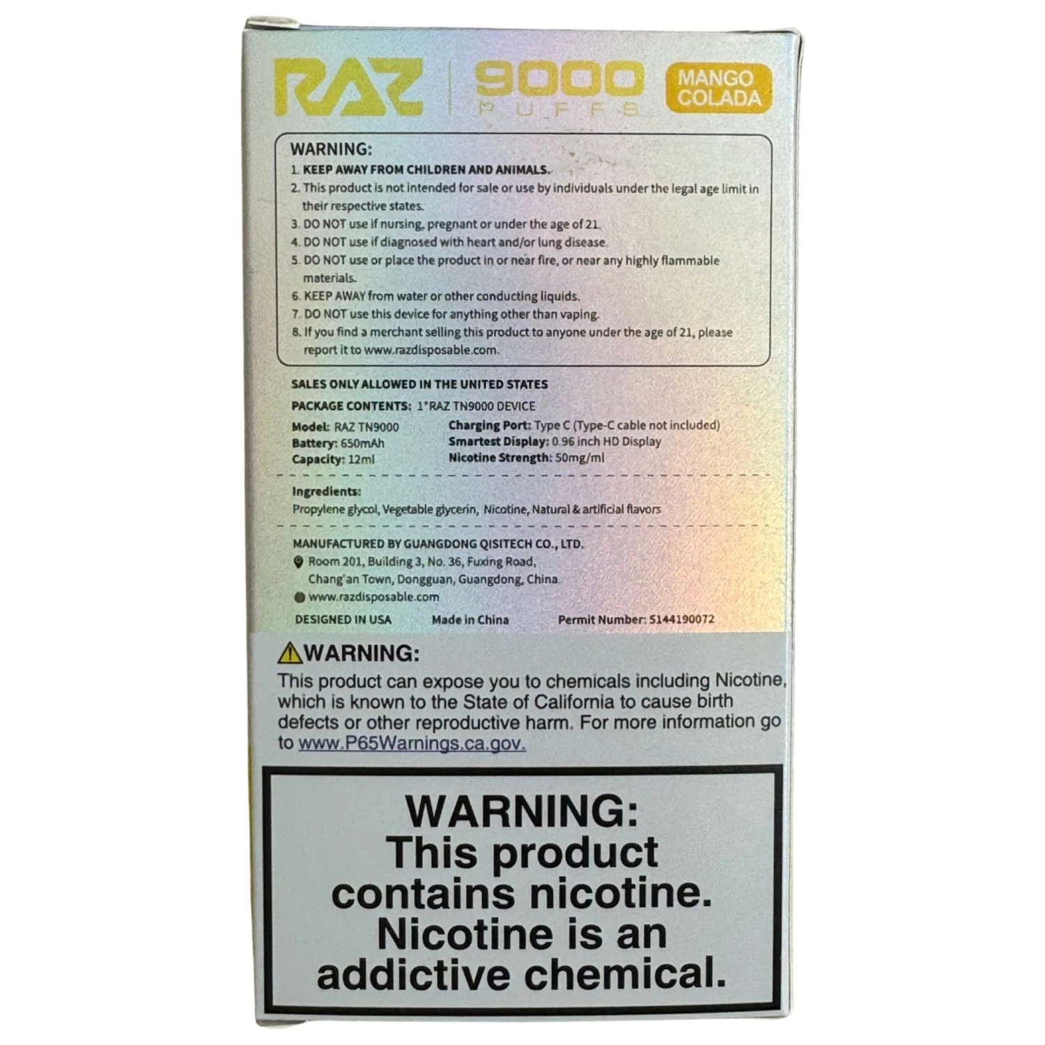 Mango Colada - RAZ TN9000 3 Mango Colada - RAZ TN9000 - Image 3