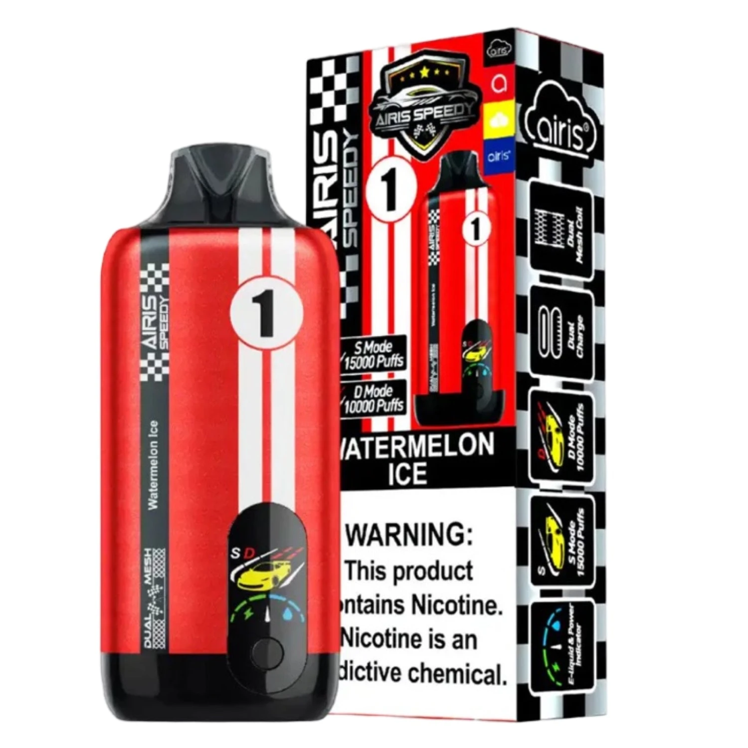 Watermelon Ice - Airis - Speedy 15000 1 Watermelon Ice - Airis - Speedy 15000