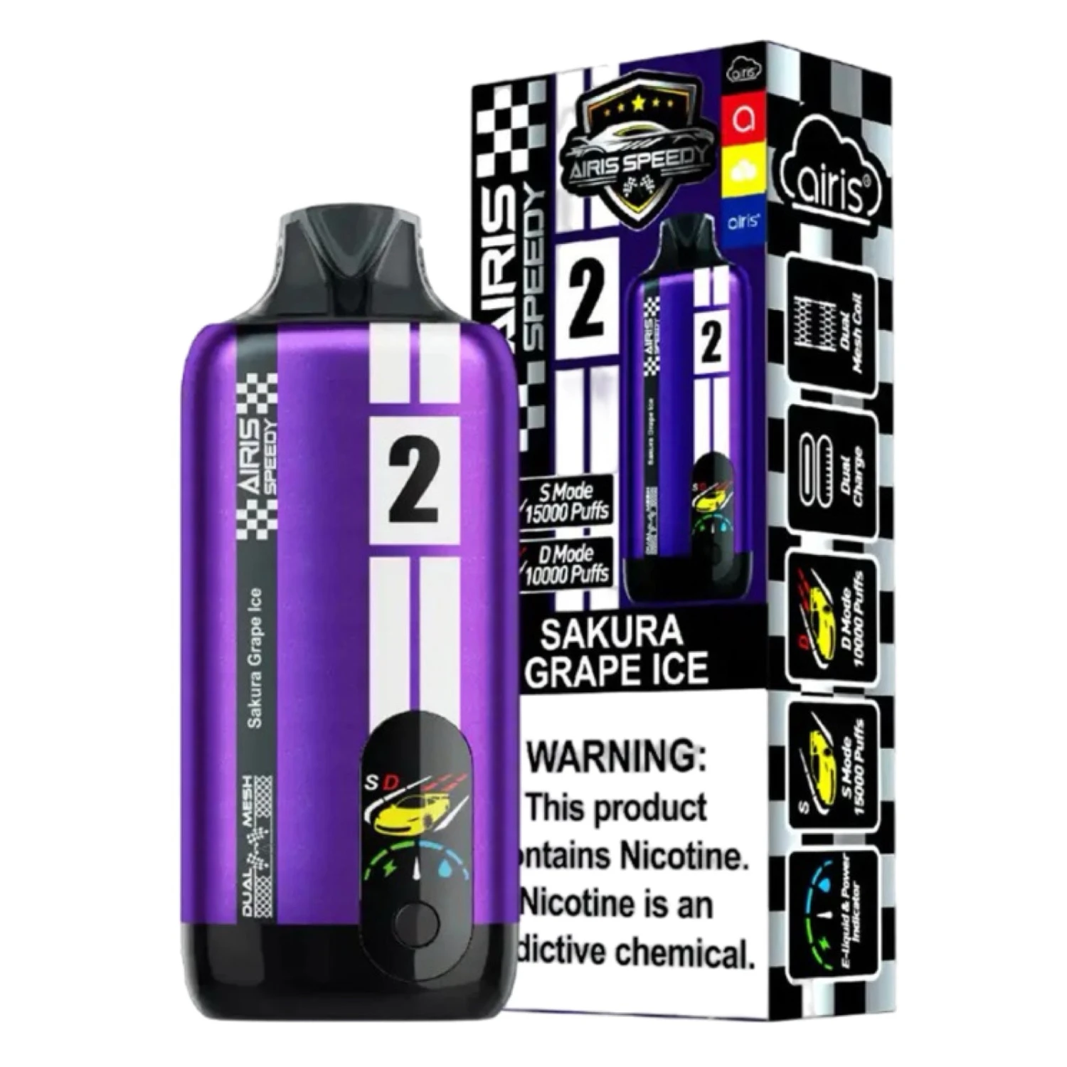 Sakura Grape Ice - Airis - Speedy 15000 1 Sakura Grape Ice - Airis - Speedy 15000