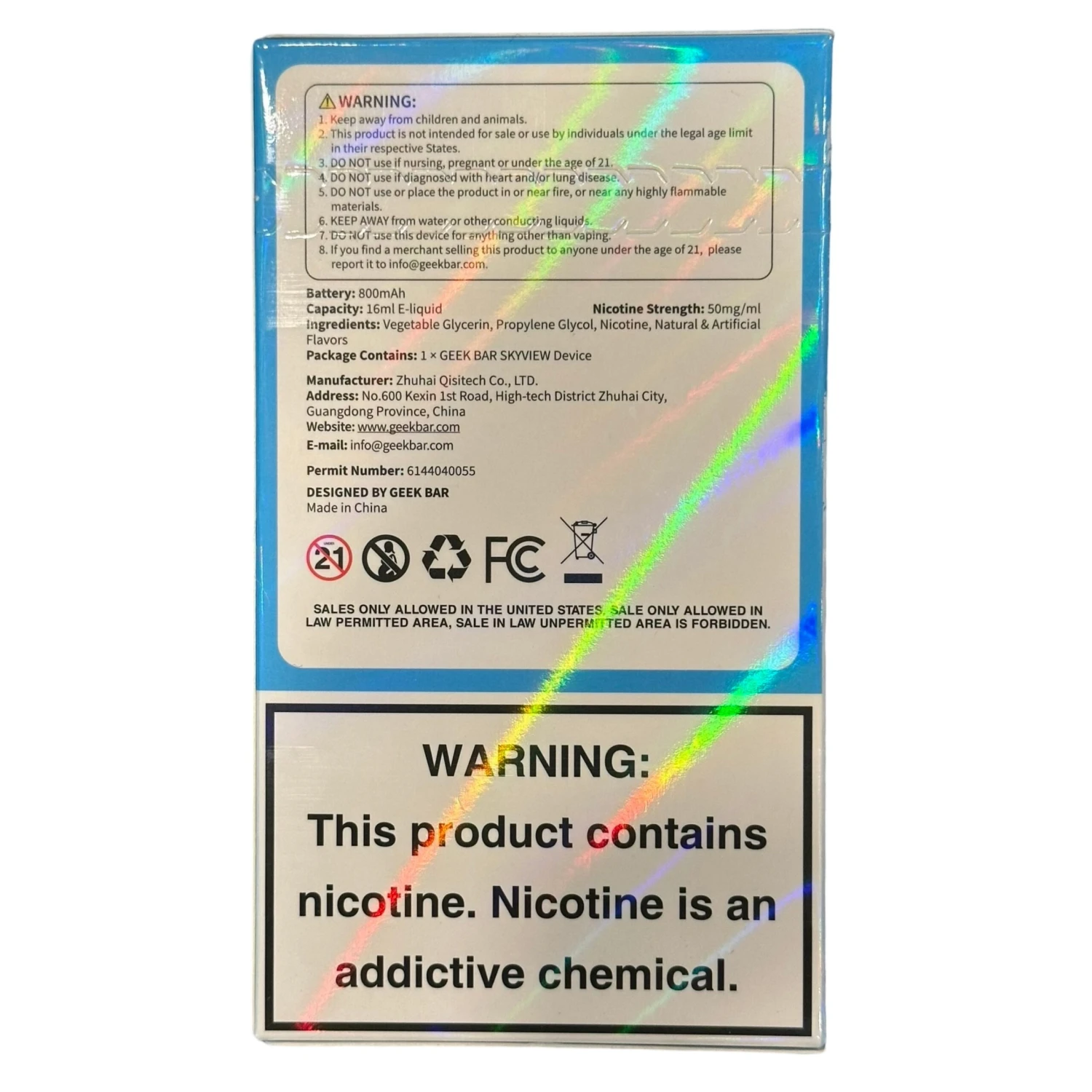 Strawberry Watermelon Coconut - Geek Bar Skyview 25000 3 Strawberry Watermelon Coconut - Geek Bar Skyview 25000 - Image 3