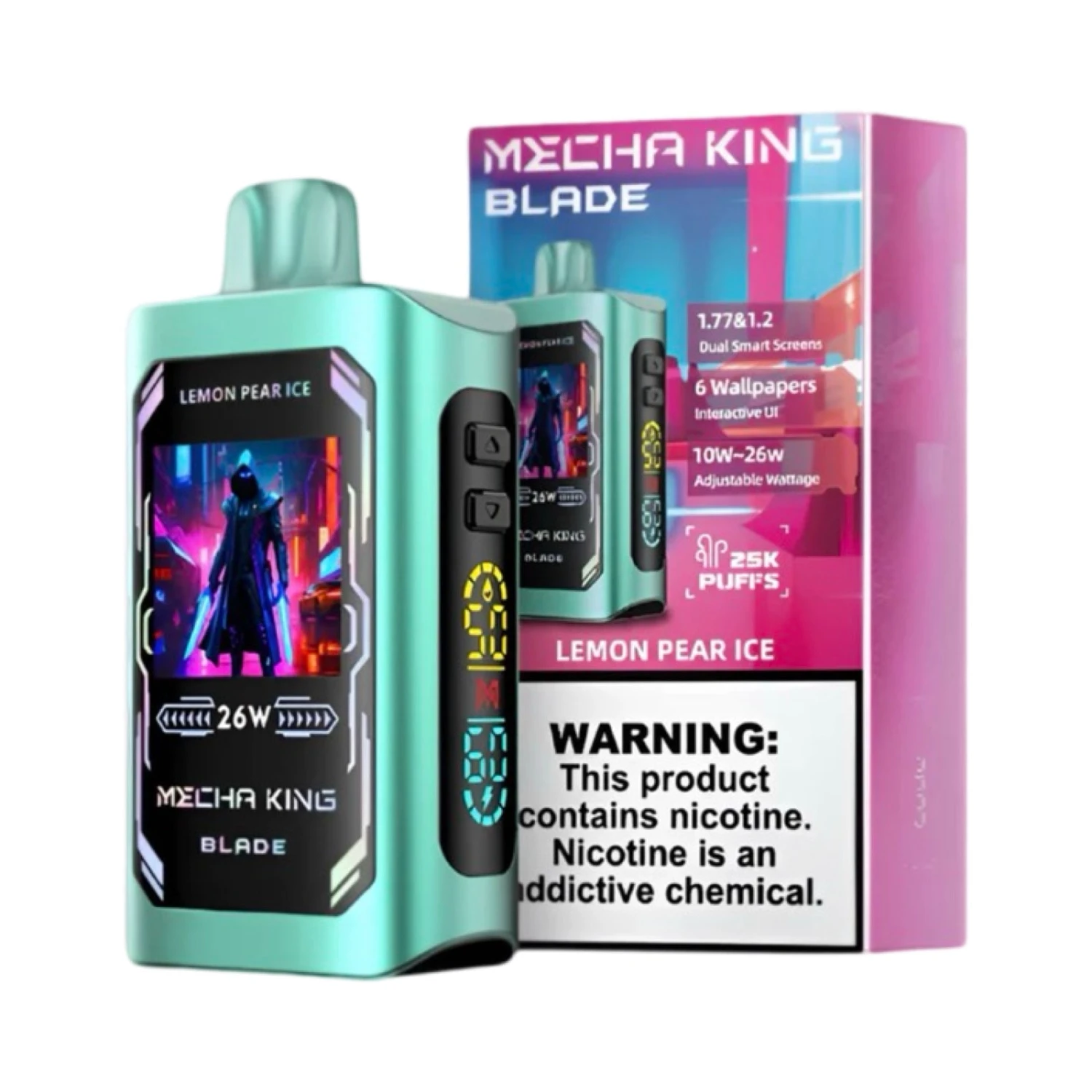 Lemon Pear Ice - Mecha King - Blade 25000 1 Lemon Pear Ice - Mecha King - Blade 25000