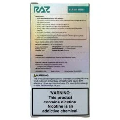 Miami Mint - RAZ DC25000 8 Miami Mint - RAZ DC25000 -E-Cigarette Shop IMG 5135