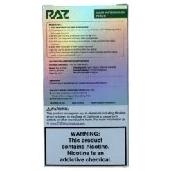 Sour Watermelon Peach - RAZ DC25000 8 Sour Watermelon Peach - RAZ DC25000 -E-Cigarette Shop IMG 5151