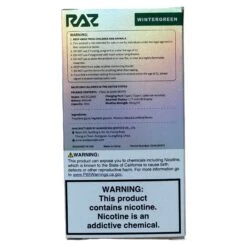 Wintergreen - RAZ DC25000 8 Wintergreen - RAZ DC25000 -E-Cigarette Shop IMG 5155