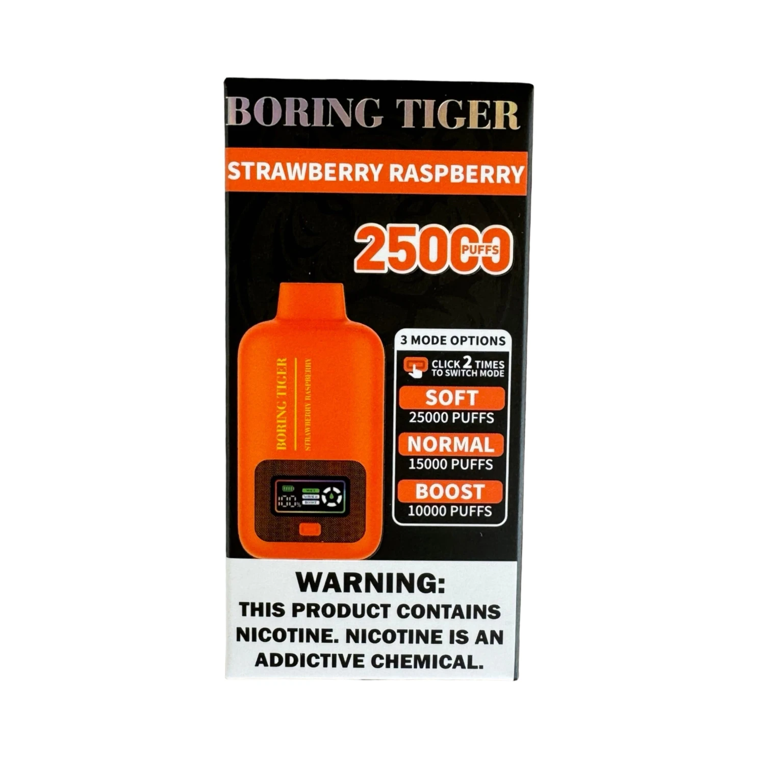 Strawberry Raspberry - Luffbar Boring Tiger 25000 2 Strawberry Raspberry - Luffbar Boring Tiger 25000 - Image 2