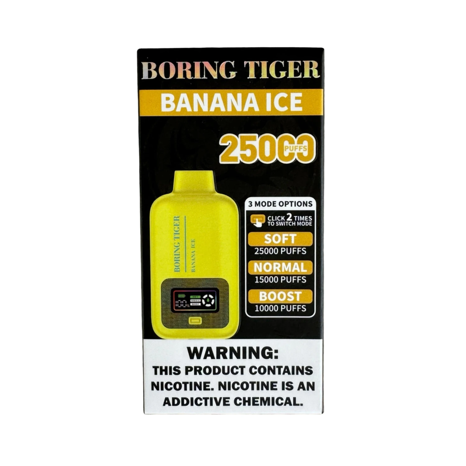 Banana Ice - Luffbar Boring Tiger 25000 2 Banana Ice - Luffbar Boring Tiger 25000 - Image 2
