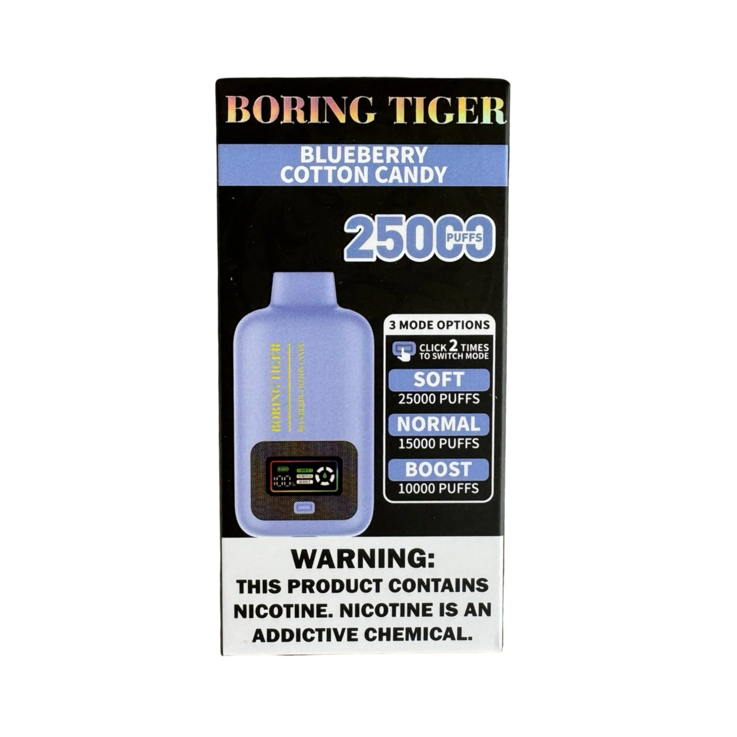 Blueberry Cotton Candy - Luffbar Boring Tiger 25000 2 Blueberry Cotton Candy - Luffbar Boring Tiger 25000 - Image 2
