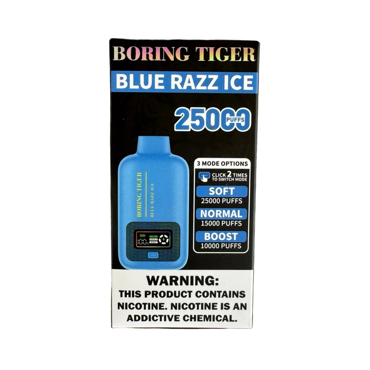 Blue Razz Ice - Luffbar Boring Tiger 25000 2 Blue Razz Ice - Luffbar Boring Tiger 25000 - Image 2