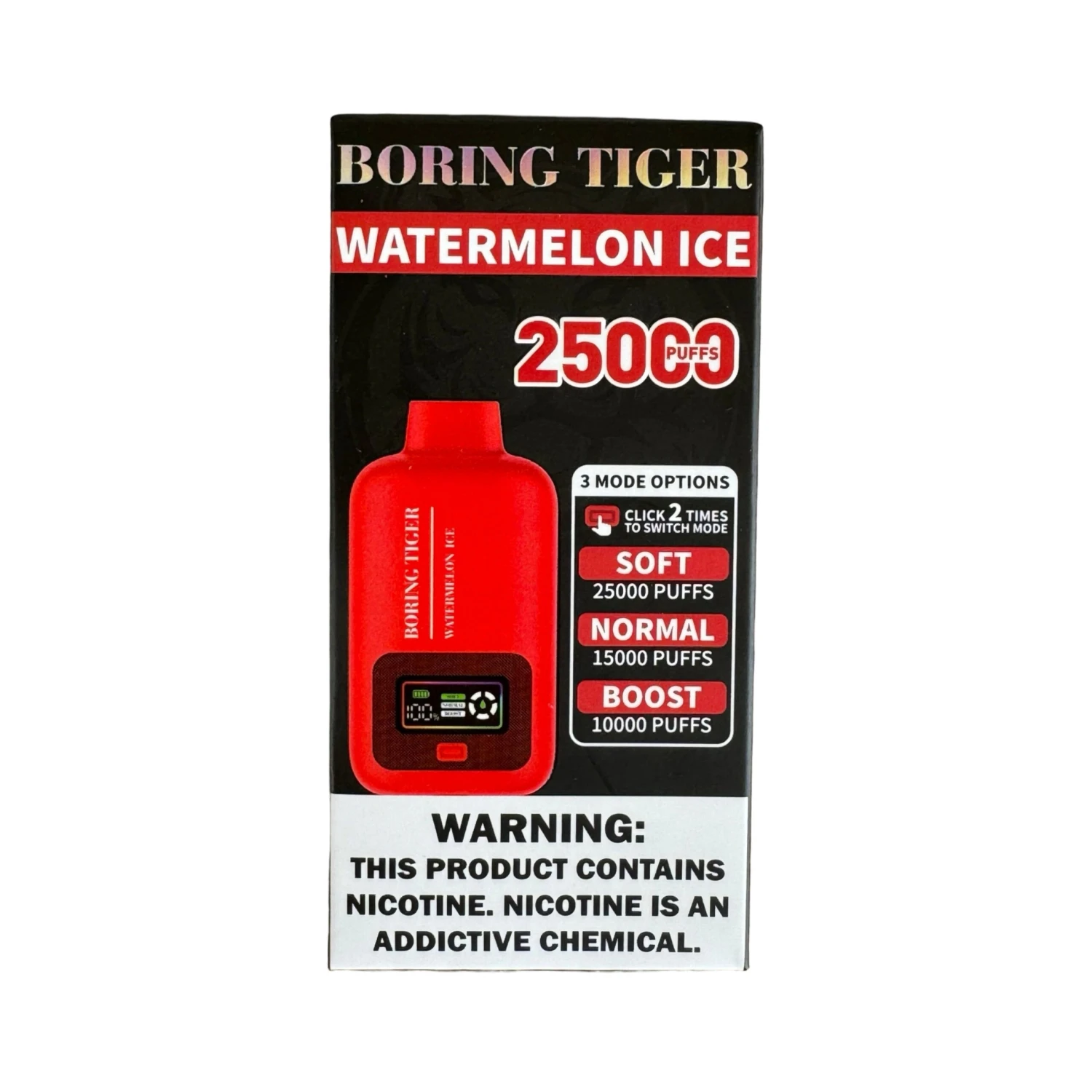 Watermelon Ice - Luffbar Boring Tiger 25000 2 Watermelon Ice - Luffbar Boring Tiger 25000 - Image 2