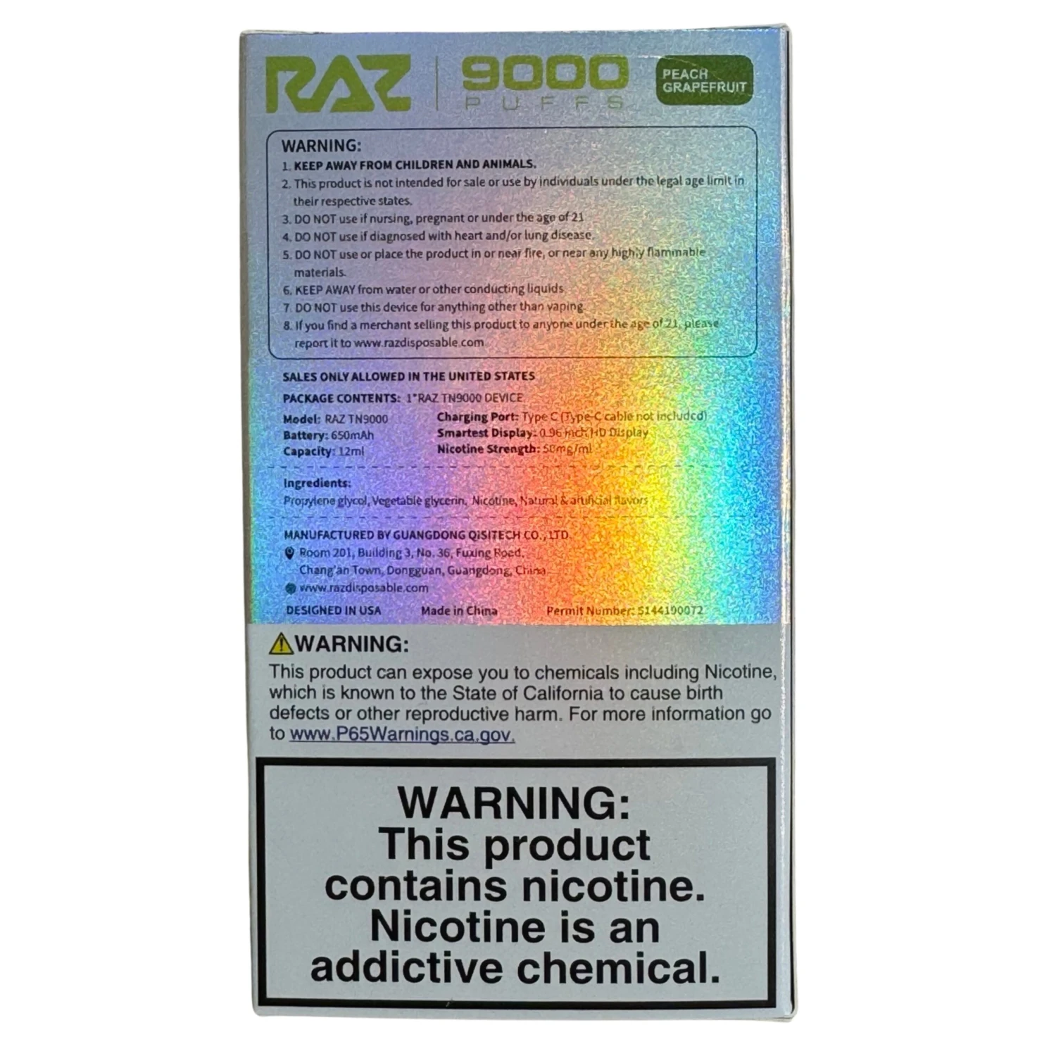 Peach Grapefruit - RAZ TN9000 4 Peach Grapefruit - RAZ TN9000 - Image 4