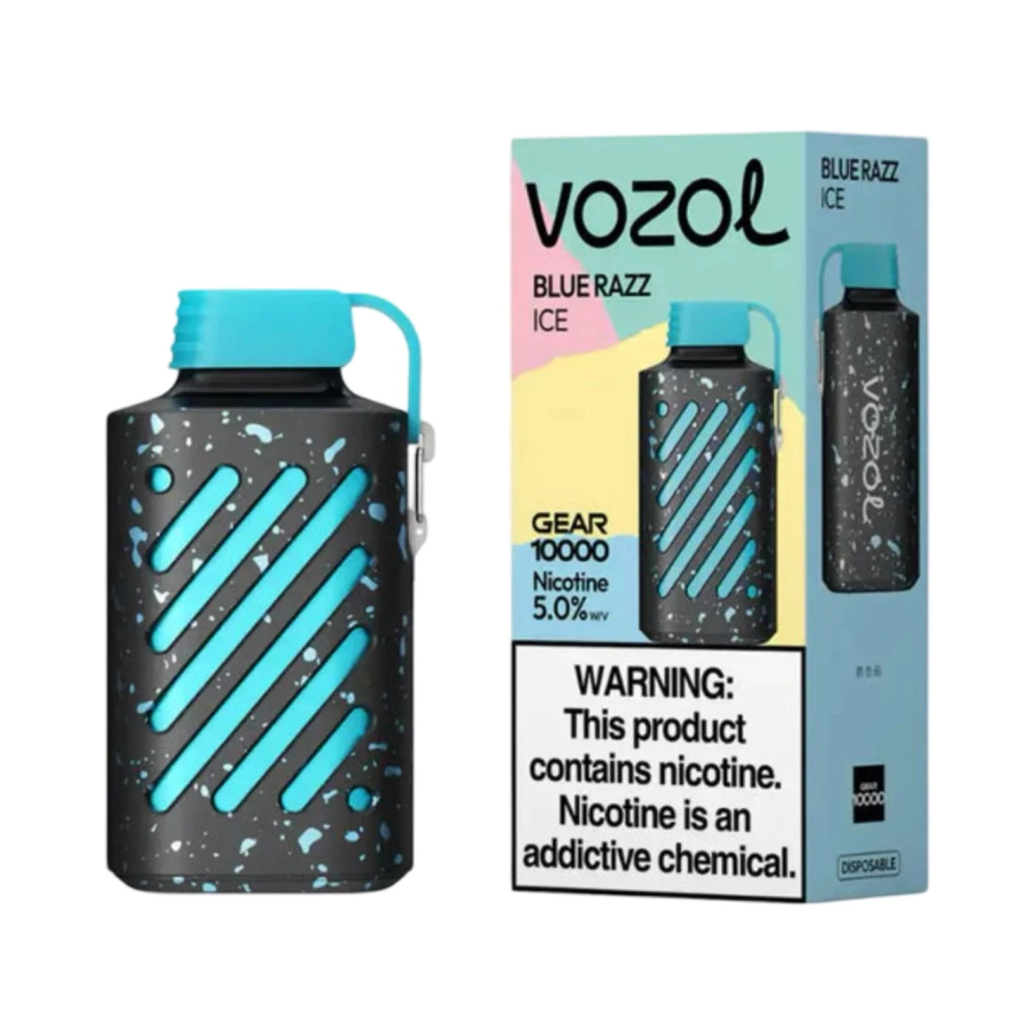 Blue Razz Ice - Vozol Gear 10000 1 Blue Razz Ice - Vozol Gear 10000