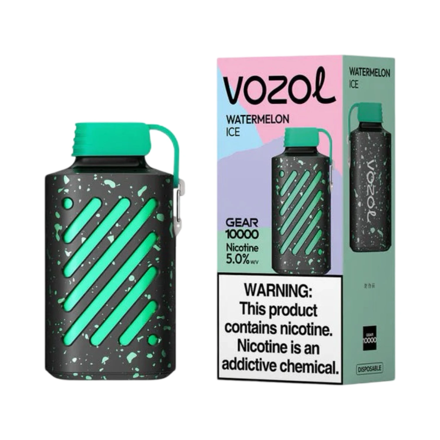 Watermelon Ice - Vozol Gear 10000 1 Watermelon Ice - Vozol Gear 10000
