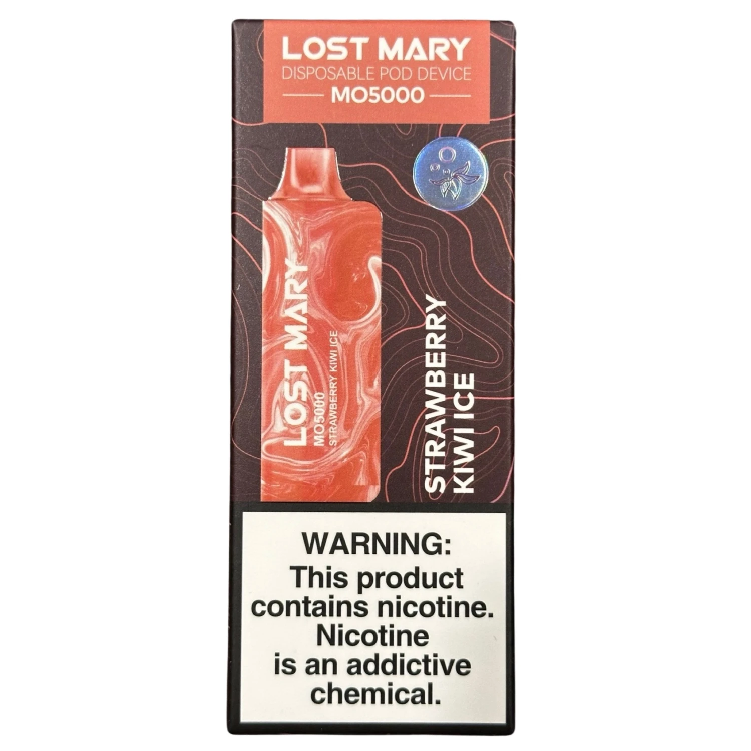 Lost Mary MO5000 - Strawberry Kiwi Ice 2 Lost Mary MO5000 - Strawberry Kiwi Ice - Image 2