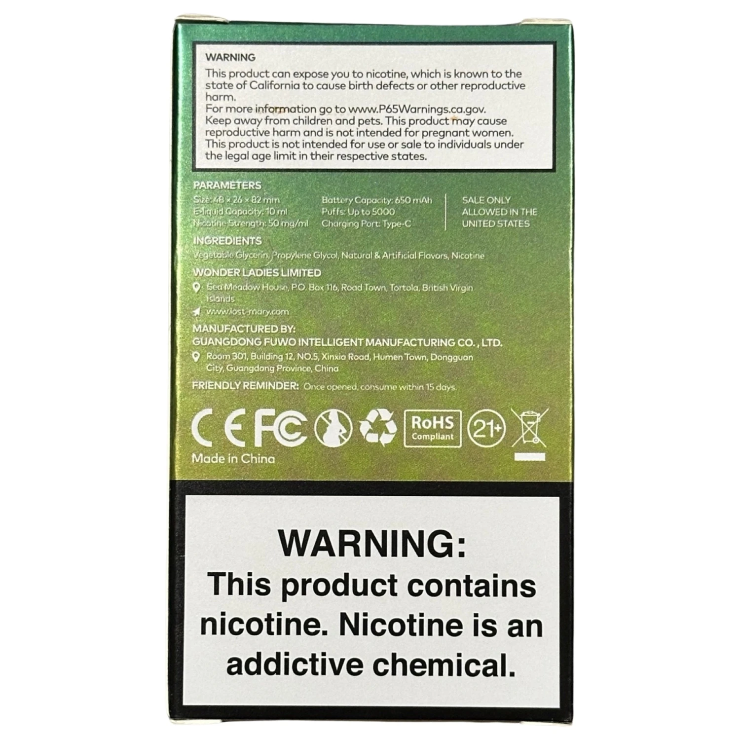 Mexican Mango - Lost Mary OS5000 - Luster Edition 3 Mexican Mango - Lost Mary OS5000 - Luster Edition - Image 3