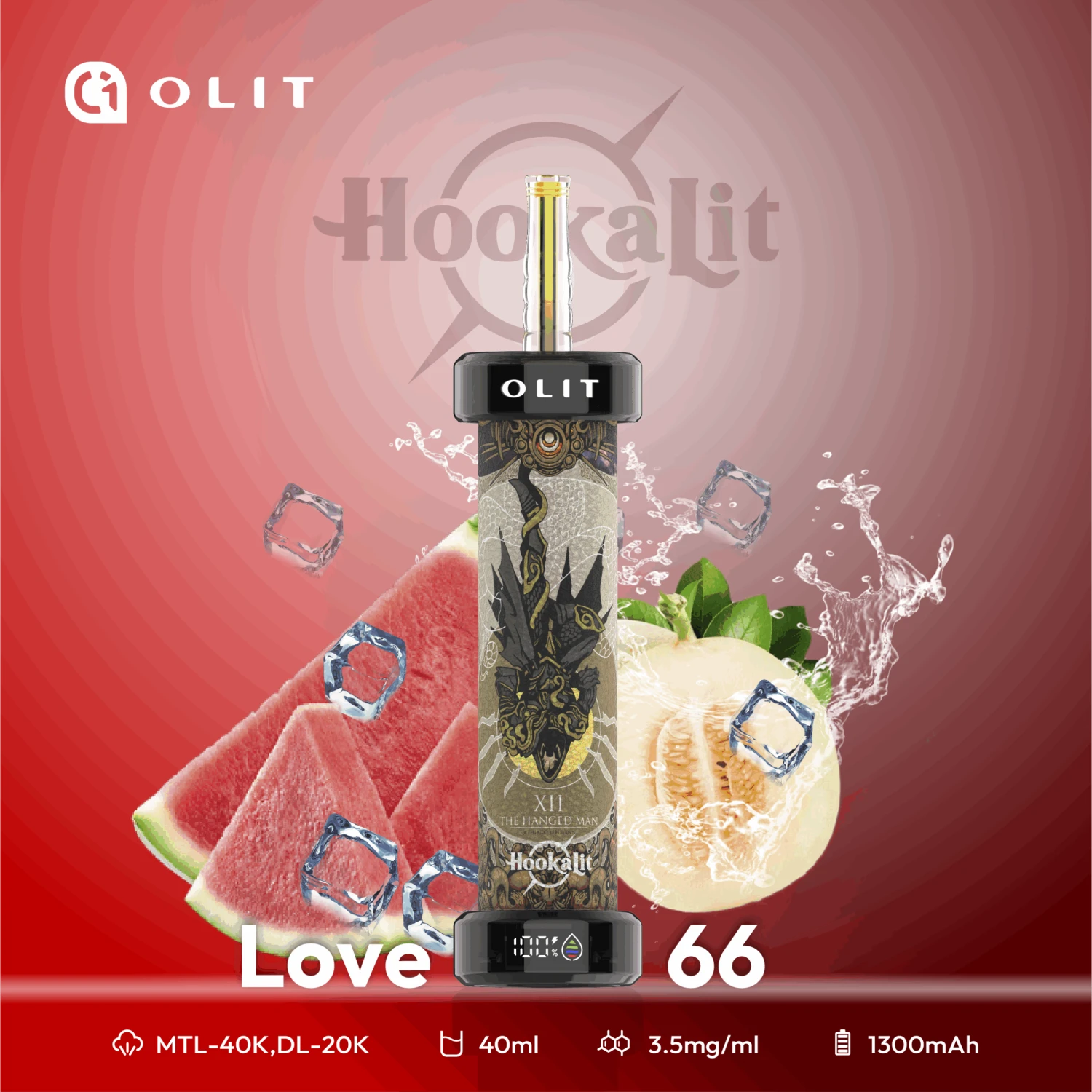 Love 66 - Olit 40K Hookah 1 Love 66 - Olit 40K Hookah