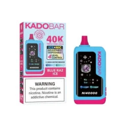 Blue Raz Ice - Kado Bar NI40K - Ice + Nic Control