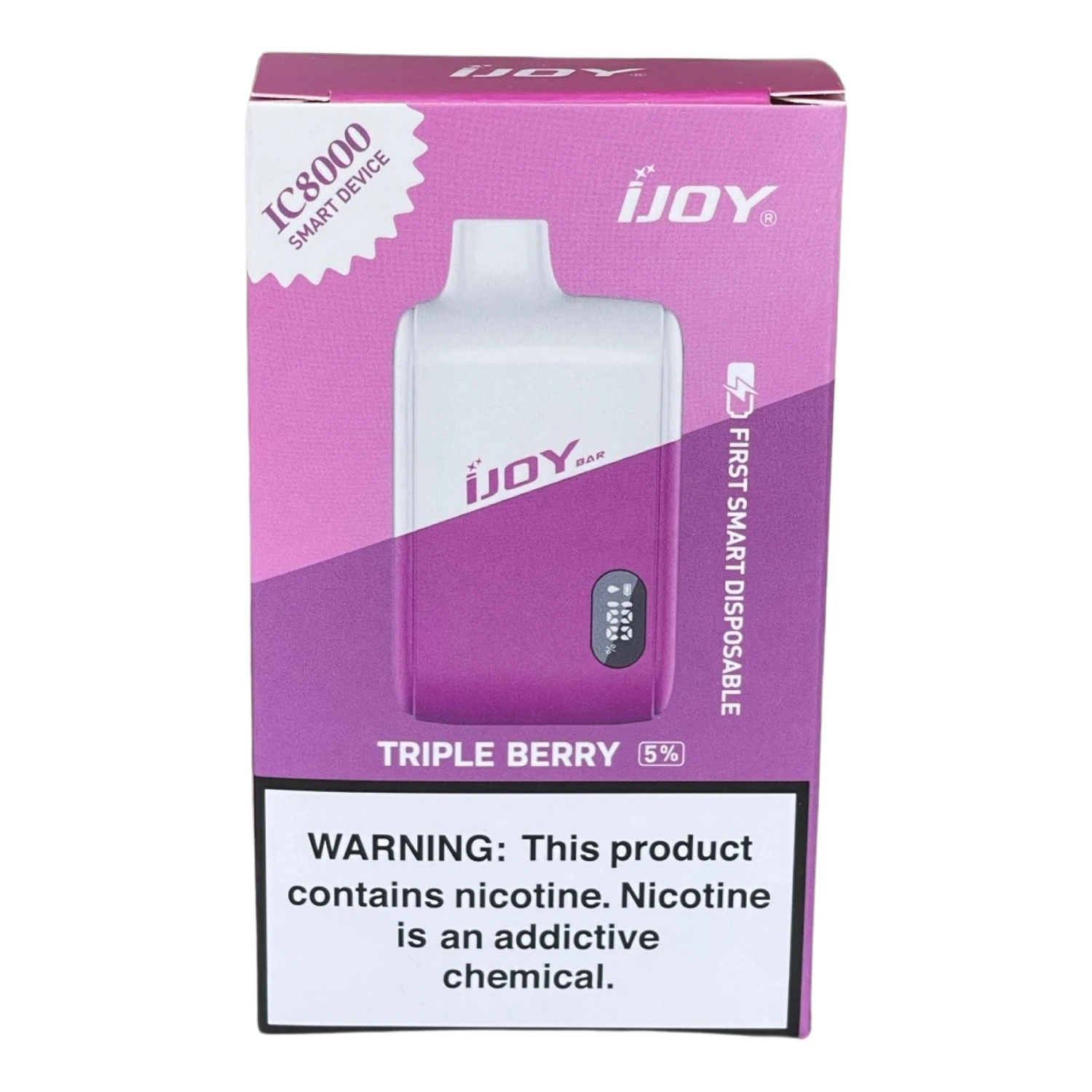 IJOY Bar IC8000 - Triple Berry Ice 1 IJOY Bar IC8000 - Triple Berry Ice