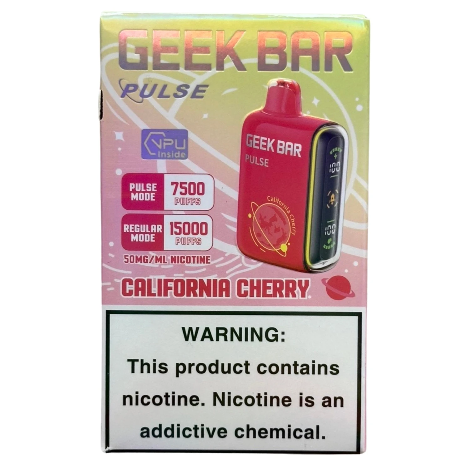 California Cherry - Geek Bar Pulse 15000 1 California Cherry - Geek Bar Pulse 15000