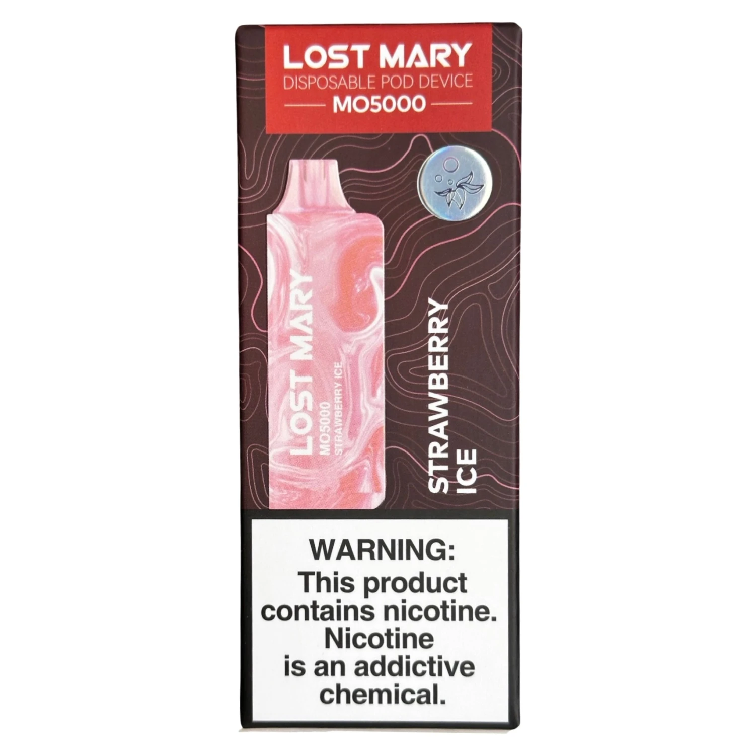 Lost Mary MO5000 - Strawberry Ice 1 Lost Mary MO5000 - Strawberry Ice