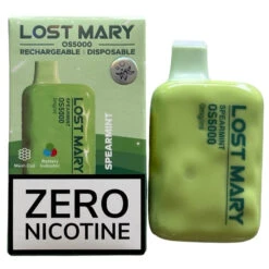Spearmint - Lost Mary OS5000 - Zero Nicotine 10 Spearmint - Lost Mary OS5000 - Zero Nicotine -E-Cigarette Shop vapes 14 088e6f35 defe 47c2 9592 d85311f5c2ee
